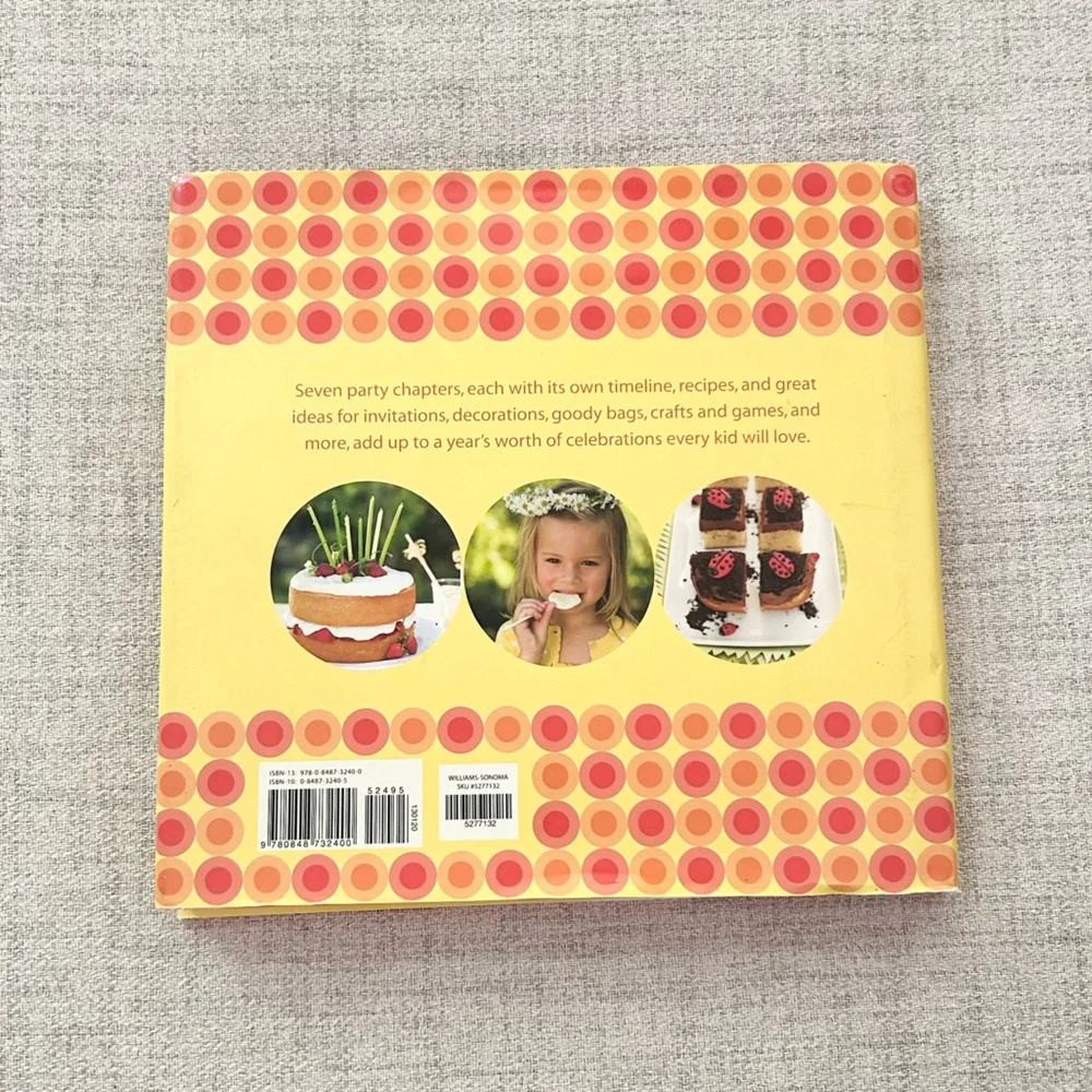 Williams Sonoma Kids Parties Hardcover Book